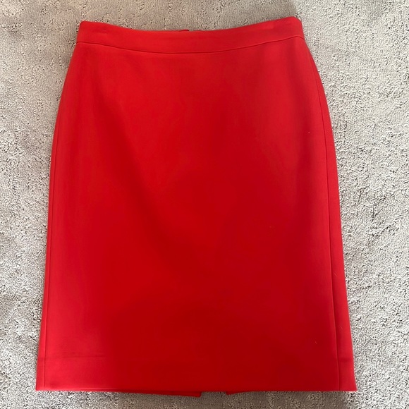 J. Crew Dresses & Skirts - Red wool skirt